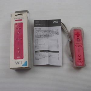 【中古即納】[ACC][Wii]Wiiリモコンジャケット・専用ストラップ付き Wiiリモコン(Wii Remote) ピンク 任天堂(RVL-A-CMP)(20091203)