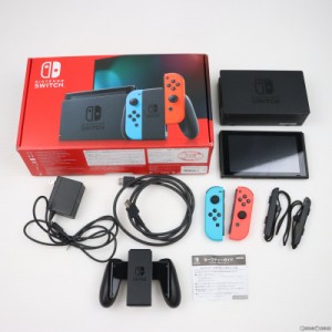 【中古即納】[本体][Switch]Nintendo Switch(ニンテンドースイッチ) Joy-Con(L) ネオンブルー/(R) ネオンレッド(HAD-S-KABAA)(20190830)