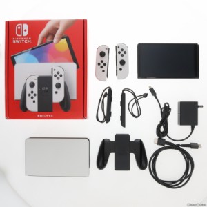 【中古即納】[本体][Switch]Nintendo Switch(有機ELモデル) ニンテンドースイッチ Joy-Con(L)/(R) ホワイト(HEG-S-KAAAA)(20211008)