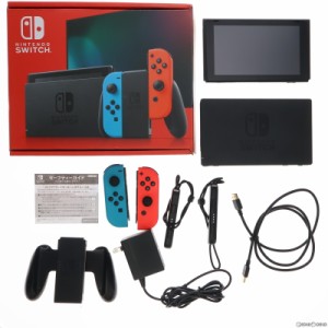 【中古即納】[本体][Switch]Nintendo Switch(ニンテンドースイッチ) Joy-Con(L) ネオンブルー/(R) ネオンレッド(HAD-S-KABAH)(20221117)