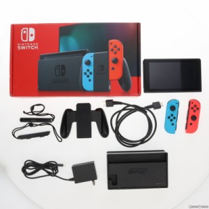 【中古即納】[本体][Switch]Nintendo Switch(ニンテンドースイッチ) Joy-Con(L) ネオンブルー/(R) ネオンレッド(HAD-S-KABAA)(20190830)