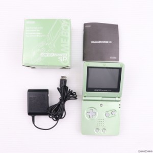 【中古即納】[本体][GBA]ゲームボーイアドバンスSP(GAMEBOY ADVANCE SP) パールグリーン(AGS-S-PMA)(20041118)