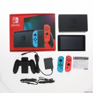 【中古即納】[本体][Switch]Nintendo Switch(ニンテンドースイッチ) Joy-Con(L) ネオンブルー/(R) ネオンレッド(HAD-S-KABAH)(20221117)