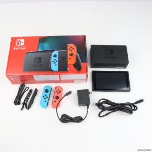 【中古即納】[本体][Switch]Nintendo Switch(ニンテンドースイッチ) Joy-Con(L) ネオンブルー/(R) ネオンレッド(HAD-S-KABAA)(20190830)