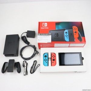 【中古即納】[本体][Switch]Nintendo Switch(ニンテンドースイッチ) Joy-Con(L) ネオンブルー/(R) ネオンレッド(HAD-S-KABAA)(20190830)