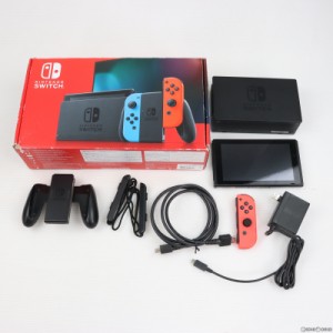 【中古即納】[本体][Switch]Nintendo Switch(ニンテンドースイッチ) Joy-Con(L) ネオンブルー/(R) ネオンレッド(HAD-S-KABAA)(20190830)