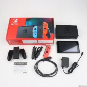 【中古即納】[本体][Switch]Nintendo Switch(ニンテンドースイッチ) Joy-Con(L) ネオンブルー/(R) ネオンレッド(HAD-S-KABAA)(20190830)