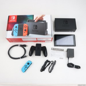 【中古即納】[本体][Switch]Nintendo Switch(ニンテンドースイッチ) Joy-Con(L) ネオンブルー/(R) ネオンレッド(HAC-S-KABAA)(20170303)