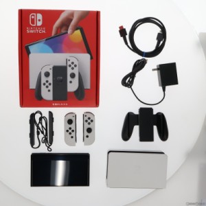 【中古即納】[本体][Switch]Nintendo Switch(有機ELモデル) ニンテンドースイッチ Joy-Con(L)/(R) ホワイト(HEG-S-KAAAA)(20211008)