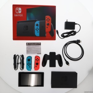 【中古即納】[本体][Switch]Nintendo Switch(ニンテンドースイッチ) Joy-Con(L) ネオンブルー/(R) ネオンレッド(HAD-S-KABAH)(20221117)