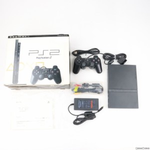 【中古即納】[本体][PS2]プレイステーション2 PlayStation2 チャコール・ブラック(SCPH-75000CB)(20051201)