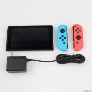 【中古即納】[本体][Switch]Nintendo Switch(ニンテンドースイッチ) Joy-Con(L) ネオンブルー/(R) ネオンレッド(HAC-S-KABAA)(20170303)