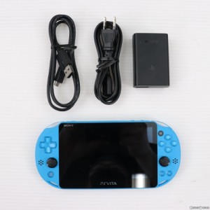 【中古即納】[本体][PSVita]PlayStation Vita Starter Kit(プレイステーション ヴィータ スターターキット) アクア・ブルー(PCHJ-10030)(