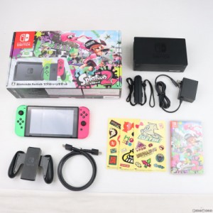 【中古即納】[本体][Switch]Nintendo Switch(ニンテンドースイッチ) スプラトゥーン2セット(HAC-S-KACEA)(20170721)