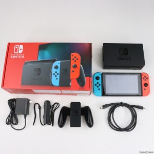 【中古即納】[本体][Switch]Nintendo Switch(ニンテンドースイッチ) Joy-Con(L) ネオンブルー/(R) ネオンレッド(HAD-S-KABAA)(20190830)