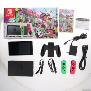 【中古即納】[本体][Switch]Nintendo Switch(ニンテンドースイッチ) スプラトゥーン2セット(HAC-S-KACEA)(20170721)