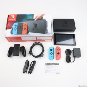 【中古即納】[本体][Switch]Nintendo Switch(ニンテンドースイッチ) Joy-Con(L) ネオンブルー/(R) ネオンレッド(HAC-S-KABAA)(20170303)