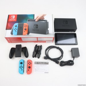 【中古即納】[本体][Switch]Nintendo Switch(ニンテンドースイッチ) Joy-Con(L) ネオンブルー/(R) ネオンレッド(HAC-S-KABAA)(20170303)