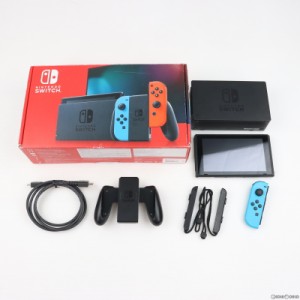 【中古即納】[本体][Switch]Nintendo Switch(ニンテンドースイッチ) Joy-Con(L) ネオンブルー/(R) ネオンレッド(HAD-S-KABAA)(20190830)