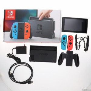 【中古即納】[本体][Switch]Nintendo Switch(ニンテンドースイッチ) Joy-Con(L) ネオンブルー/(R) ネオンレッド(HAC-S-KABAA)(20170303)