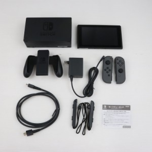 【中古即納】[本体][Switch]Nintendo Switch(ニンテンドースイッチ) Joy-Con(L)/(R) グレー(HAC-S-KAAAA)(20170303)