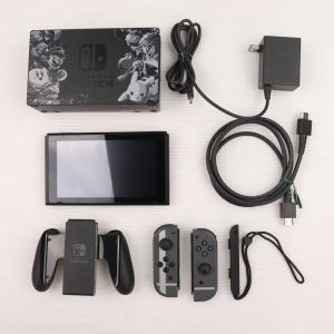 Nintendo Switch 本体 ブラック ACアダプター、大乱闘カセット付