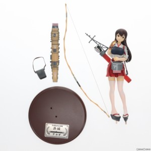 【中古即納】[FIG]赤城(あかぎ) 艦隊これくしょん -艦これ- 1/7 完成品 フィギュア ファニーナイツ(アオシマ)(20150913)