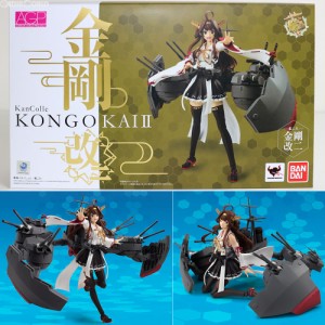 【中古即納】[FIG]アーマーガールズプロジェクト 艦これ 金剛改二 艦隊これくしょん -艦これ- 完成品 可動フィギュア バンダイ(20151029)