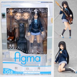 【中古即納】[FIG]figma(フィグマ) 058 秋山澪(あきやまみお) 制服ver. けいおん! 完成品 可動フィギュア マックスファクトリー(20100715