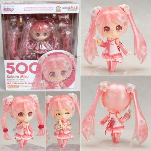 【中古即納】[FIG]GOODSMILE ONLINE SHOP限定 ねんどろいど 500 桜ミク Bloomed in Japan キャラクター・ボーカル・シリーズ01 初音ミク 