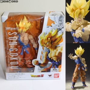 【中古即納】[FIG]S.H.Figuarts(フィギュアーツ) スーパーサイヤ人孫悟空 超戦士覚醒Ver. ドラゴンボールZ 完成品 可動フィギュア バンダ