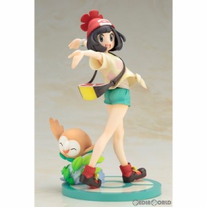 【中古即納】[FIG]ポケモンセンター コトブキヤショップ限定特典付属 ARTFX J ミヅキ with モクロー ポケットモンスター 1/8 完成品 フィ