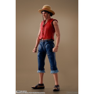 【中古即納】[FIG]S.H.Figuarts(フィギュアーツ) モンキー・D・ルフィ(A Netflix Series: ONE PIECE)(ワンピース) 完成品 可動フィギュア