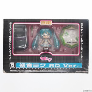 【中古即納】[FIG]ねんどろいど 075 初音ミク RQ Ver.(黒) 初音ミク 完成品 可動フィギュア Studie GLAD BMW Z4 第2期個人スポンサー特典