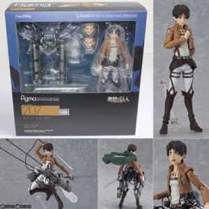 【中古即納】[FIG]GOODSMILE ONLINE SHOP予約特典付き figma(フィグマ) 207 エレン・イェーガー 進撃の巨人 完成品 可動フィギュア マッ