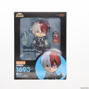 【中古即納】[FIG]GOODSMILE ONLINE SHOP限定 ねんどろいど 1693 轟焦凍(とどろきしょうと) ステルススーツVer. 僕のヒーローアカデミア 