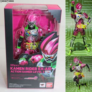 【中古即納】[FIG]S.H.Figuarts(フィギュアーツ) 仮面ライダーエグゼイド アクションゲーマー レベル2 完成品 可動フィギュア バンダイ(2