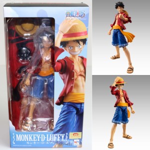 【中古即納】[FIG](再々販)ヴァリアブルアクションヒーローズ モンキー・D・ルフィ ONE PIECE(ワンピース) 完成品 可動フィギュア メガハ