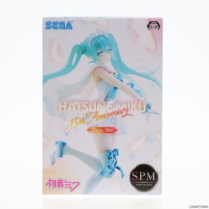 【中古即納】[FIG]初音ミク キャラクター・ボーカル・シリーズ 01 初音ミク スーパープレミアムフィギュア『初音ミク 15th Anniversary』