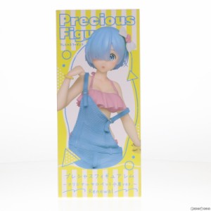 【中古即納】[FIG]レム Re:ゼロから始める異世界生活 プレシャスフィギュア レム オリジナルサロペット水着 ver. Renewal プライズ(45146