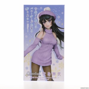 【中古即納】[FIG]桜島麻衣(さくらじままい) 青春ブタ野郎はゆめみる少女の夢を見ない Coreful フィギュア 桜島麻衣〜描き下ろしニットワ