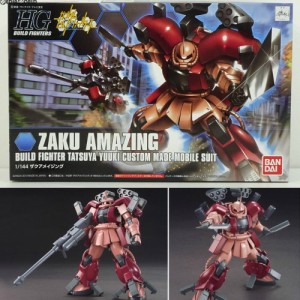 【中古即納】[PTM]HGBF 1/144 ザクアメイジング ガンダムビルドファイターズ プラモデル(0184469) バンダイ(20131005)