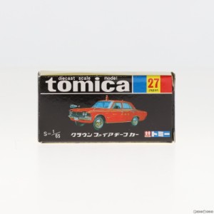 【中古即納】[MDL]トミカ No.27 1/65 トヨタ クラウン ファイアチーフカー(レッド/黒箱/中国製) 復刻版 完成品 ミニカー トミー(19991231