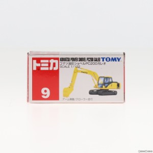 【中古即納】[MDL]トミカ No.9 1/122 コマツ油圧ショベル PC200 ガレオ(イエロー/赤箱) 完成品 ミニカー トミー(20031112)