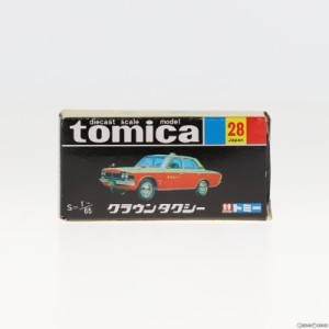 【中古即納】[MDL]トミカ No.28 1/65 トヨタ クラウン タクシー(イエロー×オレンジ/黒箱) 復刻版 完成品 ミニカー トミー(19991231)