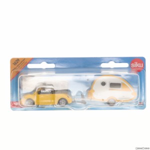 【中古即納】[MDL]VW ニュービートル イエロー キャラバン付き 完成品 ミニカー(1629) siku(ジク)(19991231)