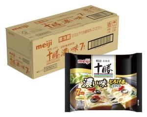 明治北海道十勝とろけるスライスチーズ濃い味7枚入り×12袋 【クール便】