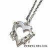 PUERTA DEL SOL �����ӎu �܂�Ȃ��S Heart �A�C�A���n�[�g �l�b�N���X(�`�F�[���t��) �V���o�[950 ���j�Z�b�N�X �V���o�[�A�N�Z�T���[ 