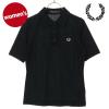 �t���b�h�y���[ FRED PERRY ���f�B�[�X �V�A�[���u�|���V���c [G2168-102 SS26] SHEER RIB POLO SHIRT �g�b�v�X ���� �u���b�N BLACK ��