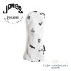 �W���[���Y �S���t JONES GOLF �w�b�h�J�o�[ �t�F�A�E�F�C�E�b�h�p FW JONES-White Monogram-White FW ���m�O���� ���K�i 4570145890089